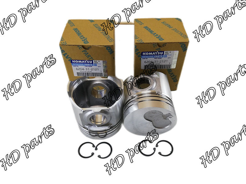 4D95S-W-1 Tłok silnika wysokoprężnego 6202-32-2140 6201-32-2121 104mm wysokości dla KOMATSU