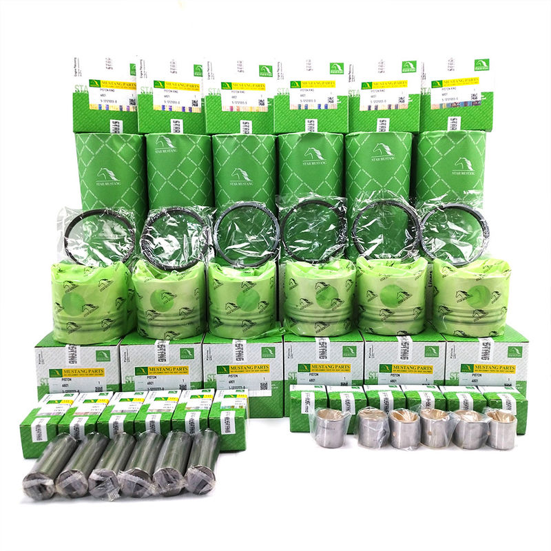Zestaw tłoka tulei cylindrowej 6BD1 Rign 1-11261118-0 1-12111777-0 5-12121055-0 Do silnika koparki Isuzu