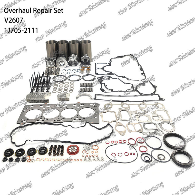 V2607 Zestaw przeglądowy i odbudowywany Zestaw tłokowy z cylindrem z kształtkiem z kształtem szpilki z kształtem szpilki