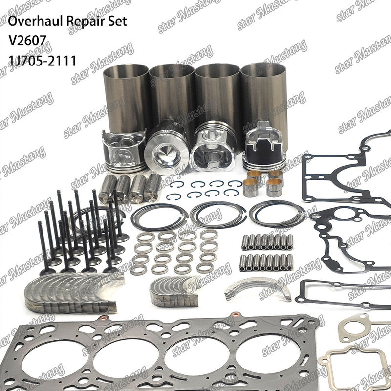 V2607 Zestaw przeglądowy i odbudowywany Zestaw tłokowy z cylindrem z kształtkiem z kształtem szpilki z kształtem szpilki