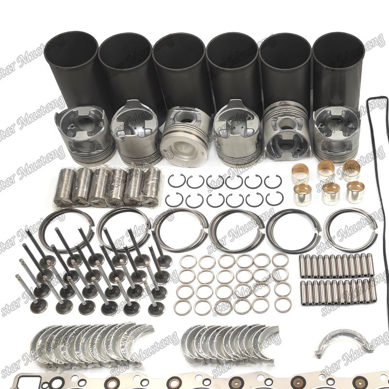 6HK1 EFI Zestaw napraw remontowych Cylinder Liner Piston Kit Gasket Kit Valve Seat Guide Główny i gąsienicowy łożysk dla Isuzu