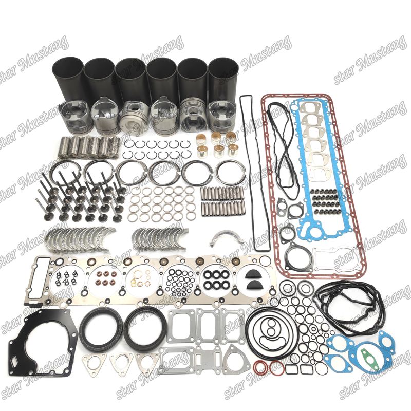 6HK1 EFI Zestaw napraw remontowych Cylinder Liner Piston Kit Gasket Kit Valve Seat Guide Główny i gąsienicowy łożysk dla Isuzu