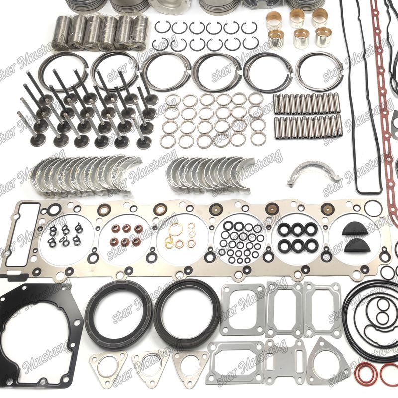 6HK1 EFI Zestaw napraw remontowych Cylinder Liner Piston Kit Gasket Kit Valve Seat Guide Główny i gąsienicowy łożysk dla Isuzu