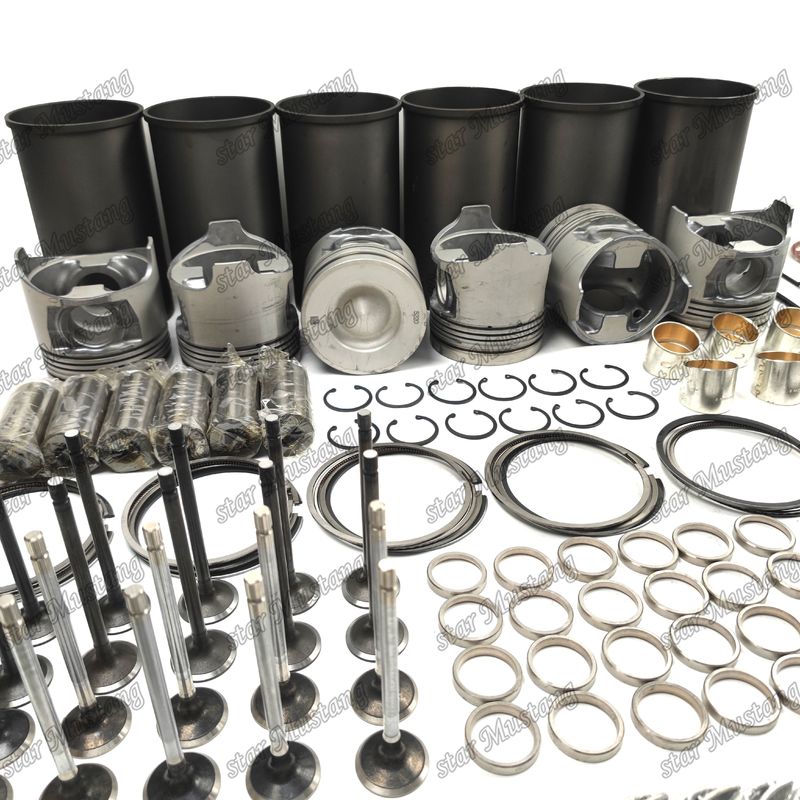 6HK1 EFI Zestaw napraw remontowych Cylinder Liner Piston Kit Gasket Kit Valve Seat Guide Główny i gąsienicowy łożysk dla Isuzu