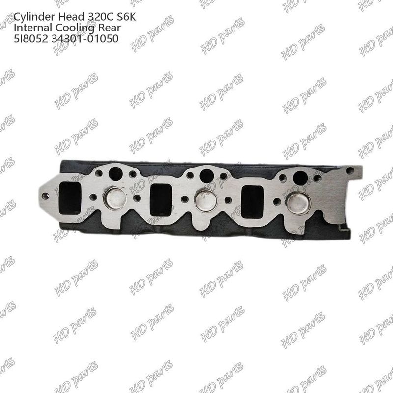 Głowa cylindra 320C S6K Wewnętrzne chłodzenie tylne 5I8052 34301-01050 Do części zamiennych silników Mitsubishi