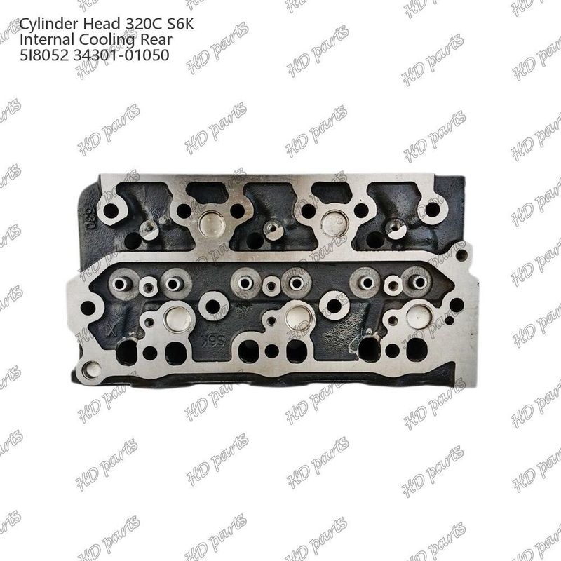 Głowa cylindra 320C S6K Wewnętrzne chłodzenie tylne 5I8052 34301-01050 Do części zamiennych silników Mitsubishi