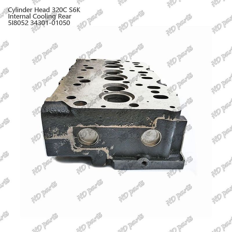 Głowa cylindra 320C S6K Wewnętrzne chłodzenie tylne 5I8052 34301-01050 Do części zamiennych silników Mitsubishi