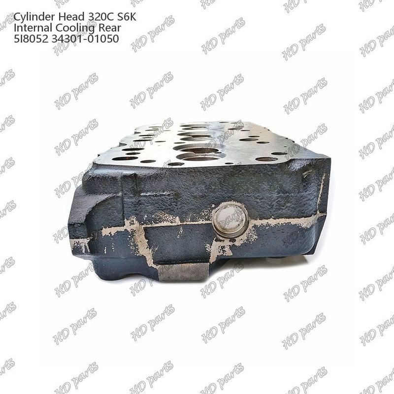 Głowa cylindra 320C S6K Wewnętrzne chłodzenie tylne 5I8052 34301-01050 Do części zamiennych silników Mitsubishi