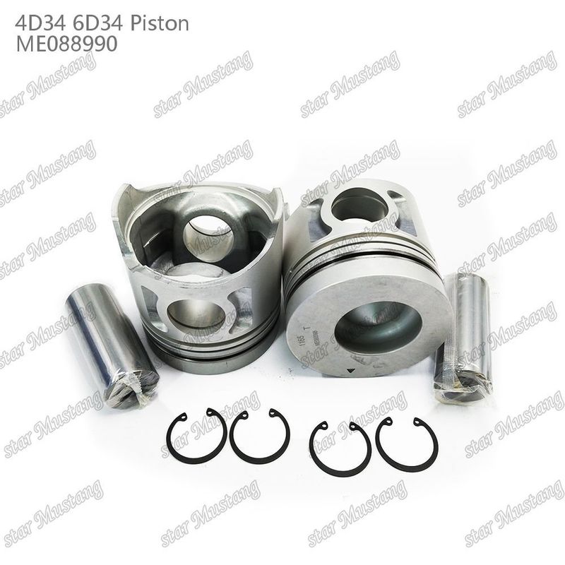 6D34 Włócznik tłokowy 36mm z Alfinem bez oleju galeria ME088990 dla części zamiennych silników Mitsubishi