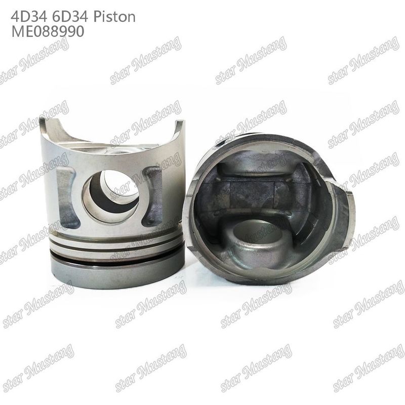6D34 Włócznik tłokowy 36mm z Alfinem bez oleju galeria ME088990 dla części zamiennych silników Mitsubishi