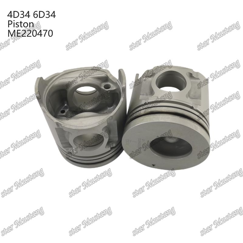 4D34 Silnik Długociąg 36mm z Alfinem Z Galerią Oleju ME220470 Do części zamiennych silników Mitsubishi