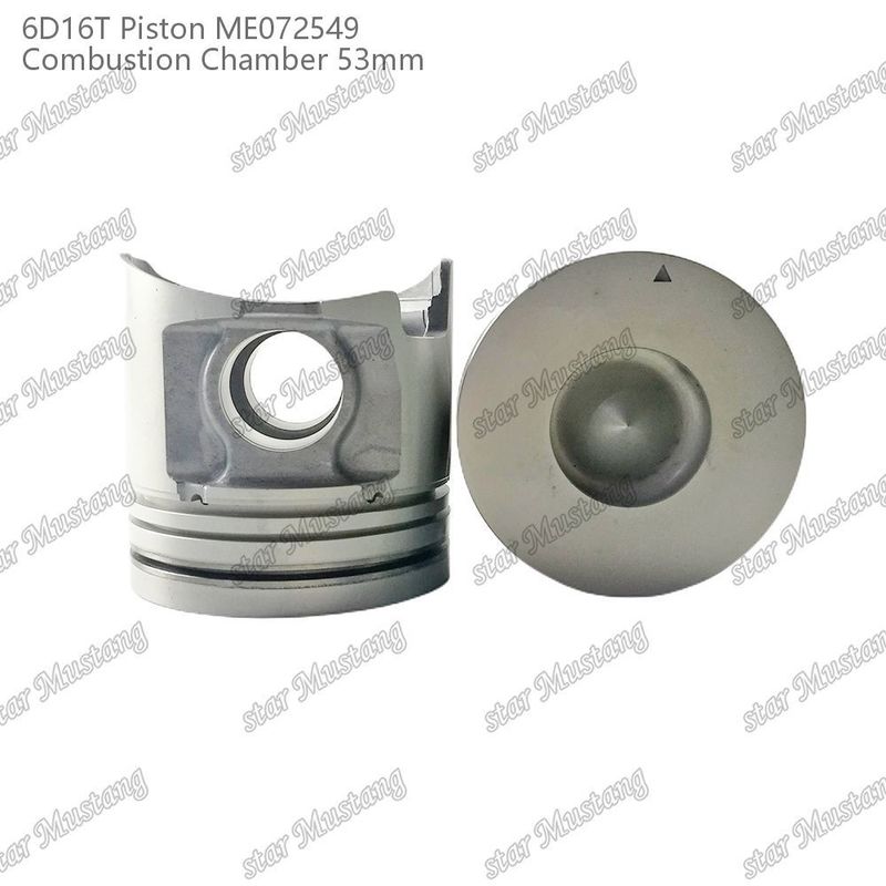 6D16T-24V Komora tłokowa silnika Rozmiar 53mm 3kx2.5x4mm Otwór szpilkowy 38mm ME072549 Do części zamiennych silników Mitsubishi