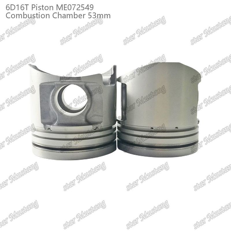 6D16T-24V Komora tłokowa silnika Rozmiar 53mm 3kx2.5x4mm Otwór szpilkowy 38mm ME072549 Do części zamiennych silników Mitsubishi