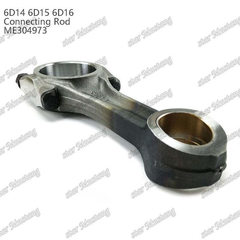 Wytrzymałość Maszyny Dieselowe Prowadzenie Rod łączący 6D14 6D15 6D16 Staggered Beveled With Nut ME304973 Dla Mitsubishi