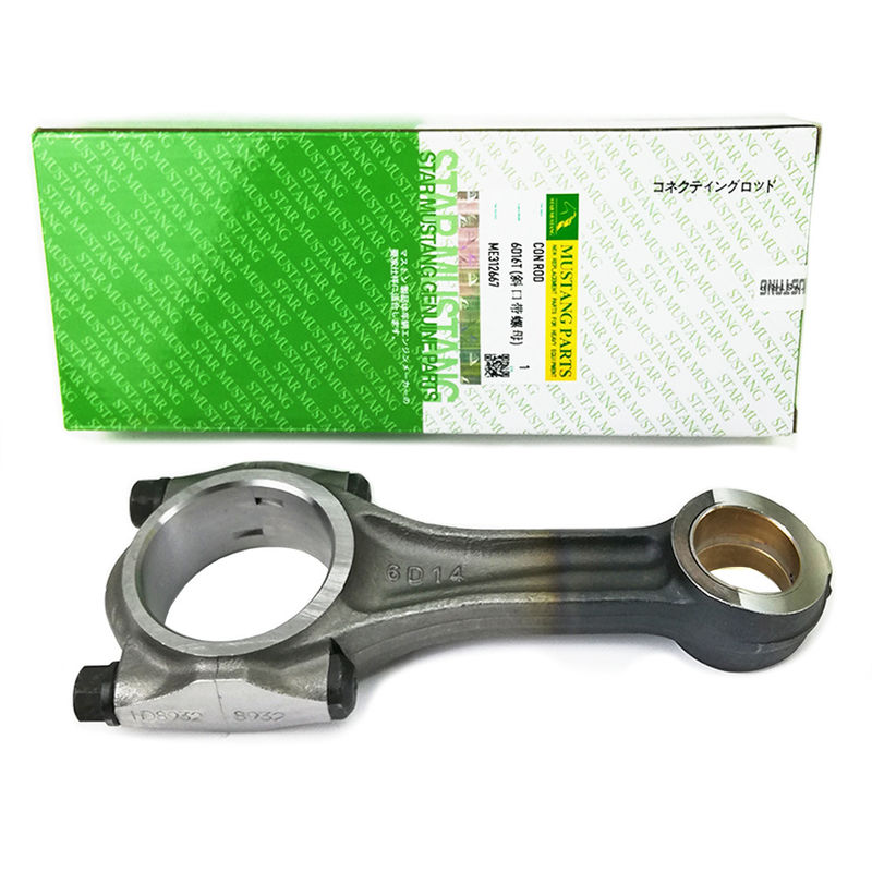 Wytrzymałość Maszyny Dieselowe Prowadzenie Rod łączący 6D14 6D15 6D16 Staggered Beveled With Nut ME304973 Dla Mitsubishi