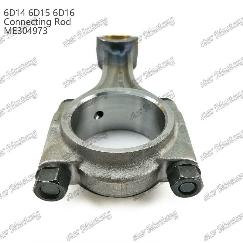 Wytrzymałość Maszyny Dieselowe Prowadzenie Rod łączący 6D14 6D15 6D16 Staggered Beveled With Nut ME304973 Dla Mitsubishi