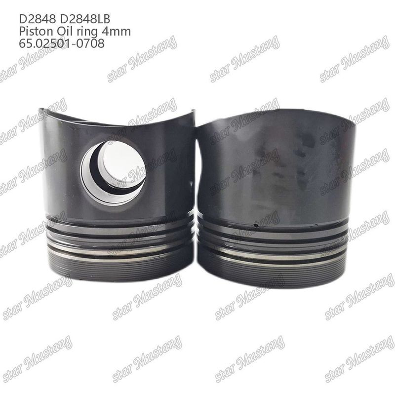 Kolcz D2848 D2848LB Pierścień olejowy 4 mm 65.02501-0708 Do części naprawczych silników wysokoprężnych Doosan