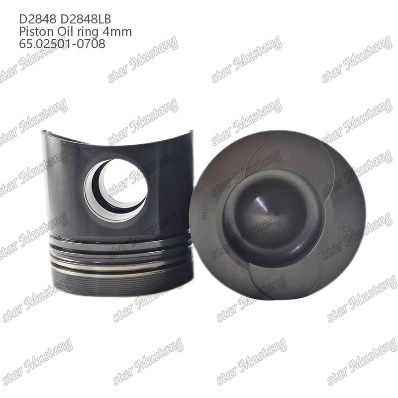 Kolcz D2848 D2848LB Pierścień olejowy 4 mm 65.02501-0708 Do części naprawczych silników wysokoprężnych Doosan
