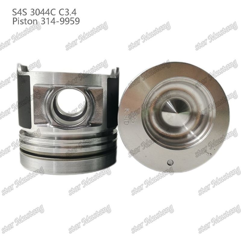 S4S 3044C C3.4 825 Silnik tłok Alfin Komora Rozmiar 53mm 60mm Pierścień olejowy 4mm 314-9959 Do części zamiennych silników Mitsubishi