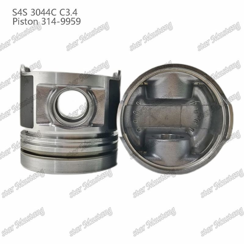 S4S 3044C C3.4 825 Silnik tłok Alfin Komora Rozmiar 53mm 60mm Pierścień olejowy 4mm 314-9959 Do części zamiennych silników Mitsubishi