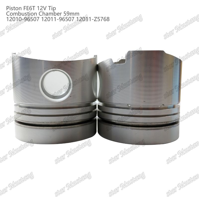 FE6T Silnik tłok 12V Komora Rozmiar 59mm 3x2x4mm 12010-96507 12011-96507 12011-Z5768 Do części zamiennych silnika Nissana