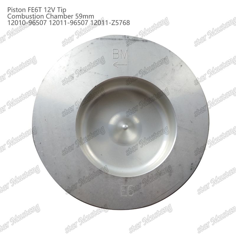 FE6T Silnik tłok 12V Komora Rozmiar 59mm 3x2x4mm 12010-96507 12011-96507 12011-Z5768 Do części zamiennych silnika Nissana