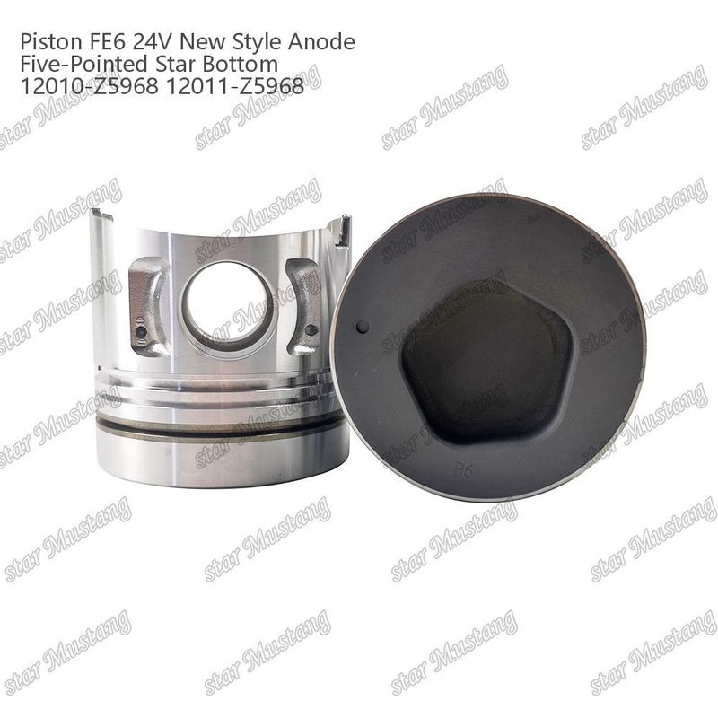 FE6T tłok silnika 24V Nowy typ 2,5x2x4mm 12011-Z5776 12011-Z5506 12011-Z5968 Do części zamiennych silnika Nissana