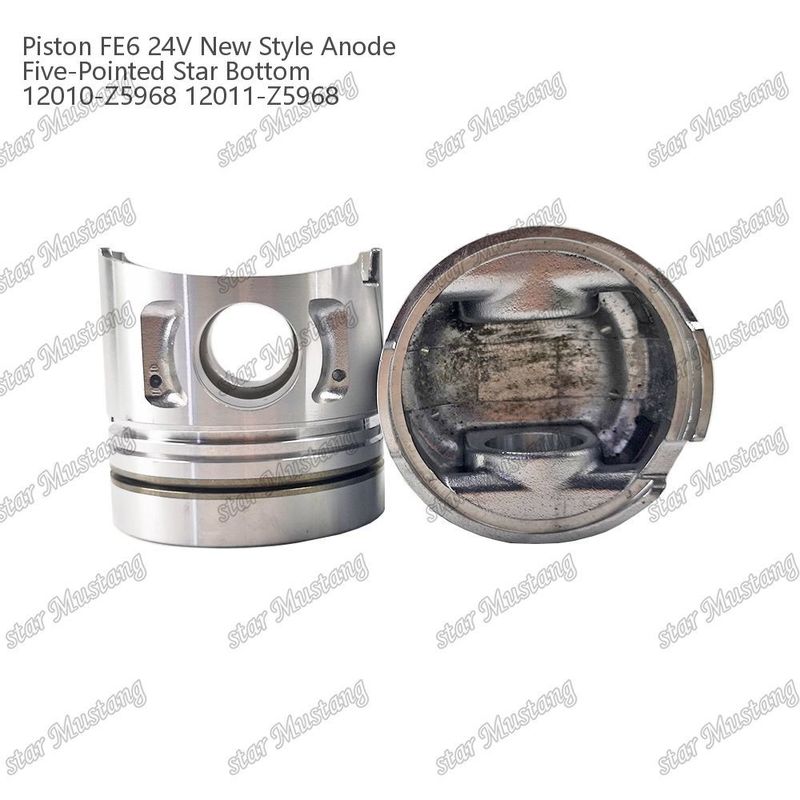 FE6T tłok silnika 24V Nowy typ 2,5x2x4mm 12011-Z5776 12011-Z5506 12011-Z5968 Do części zamiennych silnika Nissana
