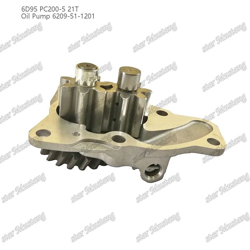Pompa olejowa 6D95 PC200-5 21T 6209-51-1201 Do części zamiennych silników Kumatsu