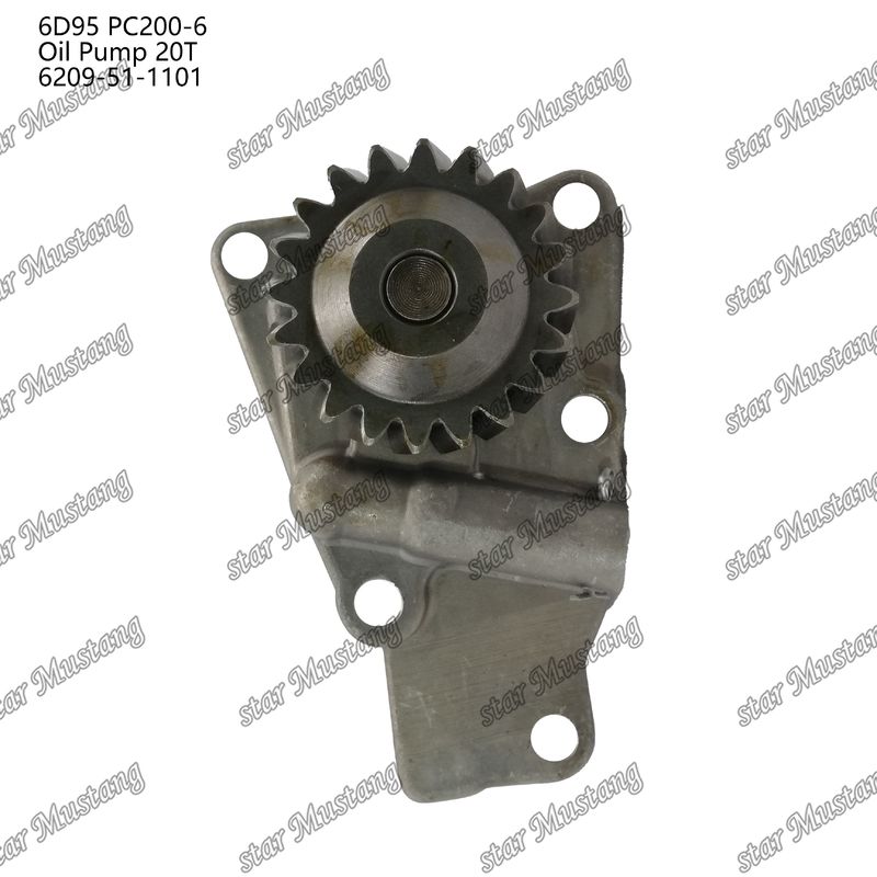 Pompa olejowa 6D95 PC200-6 20T 6209-51-1101 Do części zamiennych silników Kumatsu
