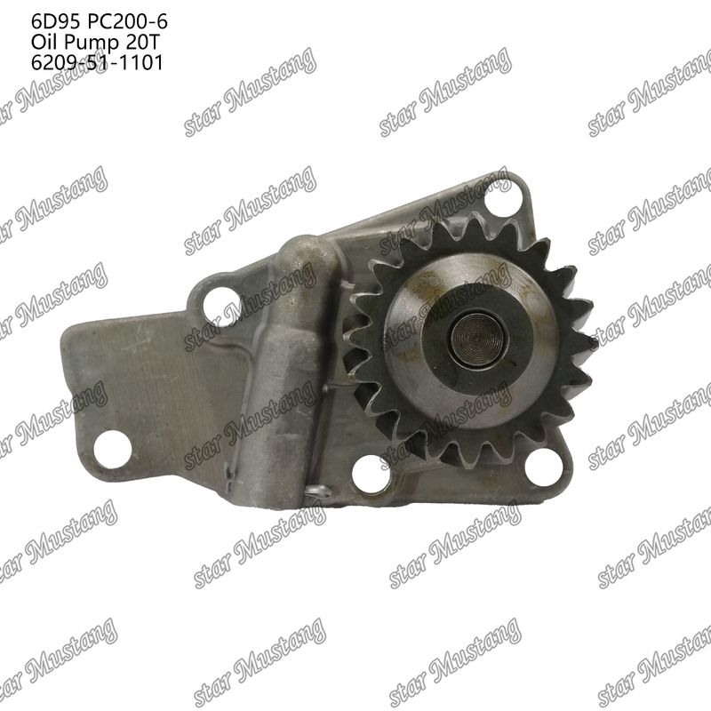 Pompa olejowa 6D95 PC200-6 20T 6209-51-1101 Do części zamiennych silników Kumatsu