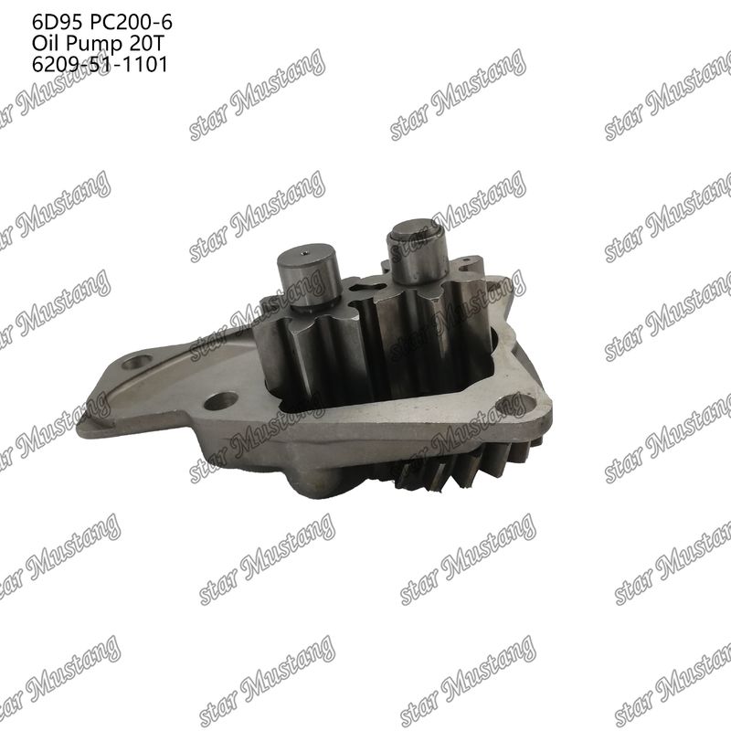 Pompa olejowa 6D95 PC200-6 20T 6209-51-1101 Do części zamiennych silników Kumatsu