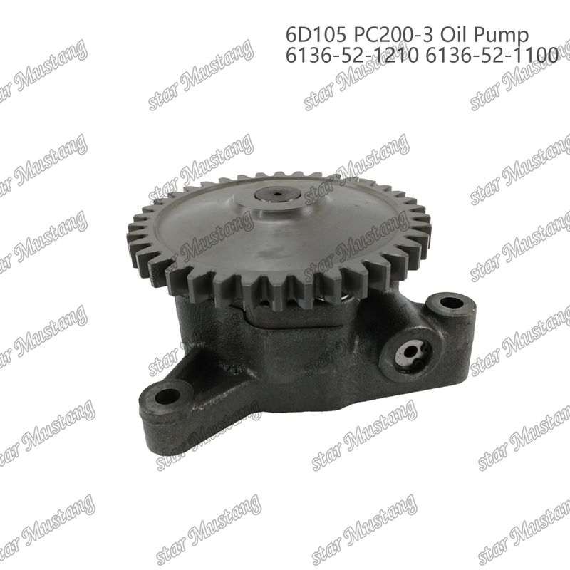 Pompa olejowa 6D105 PC200-3 6136-52-1210 6136-52-1100 Do części zamiennych silników Kumatsu
