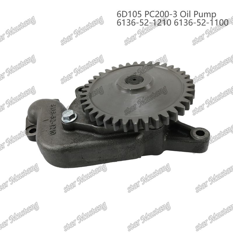 Pompa olejowa 6D105 PC200-3 6136-52-1210 6136-52-1100 Do części zamiennych silników Kumatsu