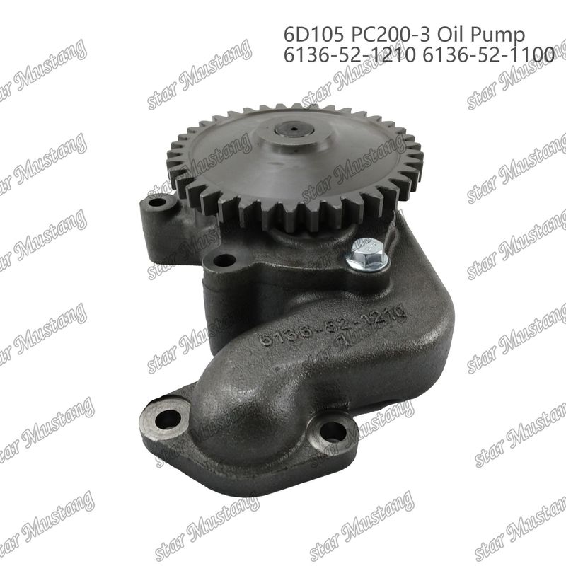 Pompa olejowa 6D105 PC200-3 6136-52-1210 6136-52-1100 Do części zamiennych silników Kumatsu