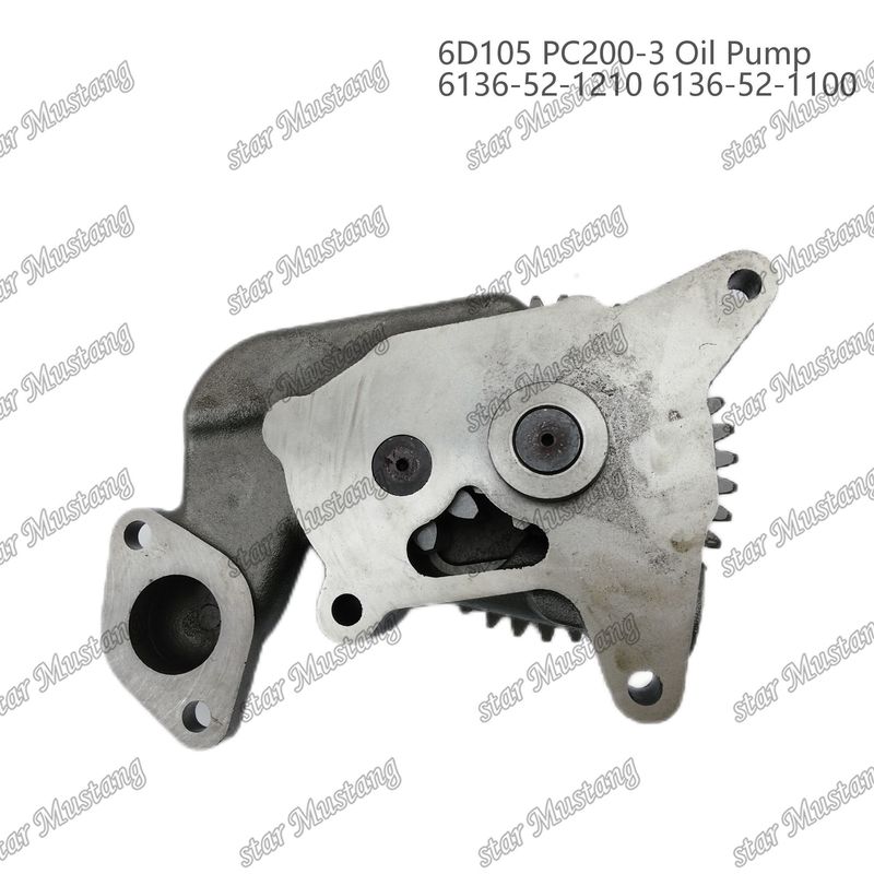 Pompa olejowa 6D105 PC200-3 6136-52-1210 6136-52-1100 Do części zamiennych silników Kumatsu