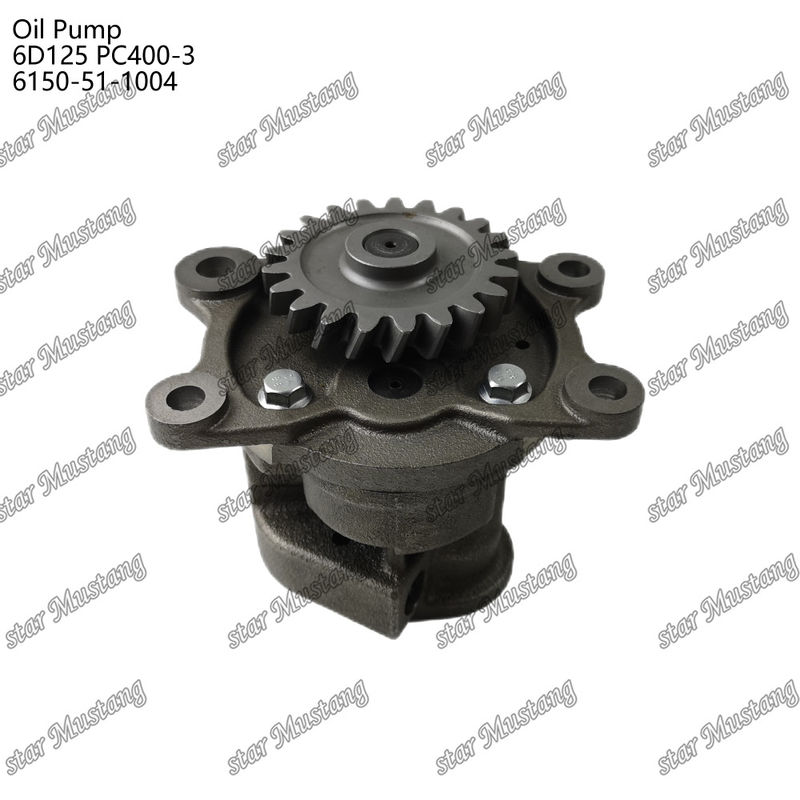 Pompa olejowa 6D125 PC400-3 płaska 6150-51-1004 Do części zamiennych silników Kumatsu