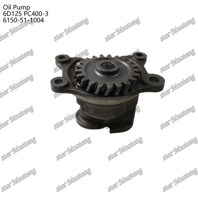 Pompa olejowa 6D125 PC400-3 płaska 6150-51-1004 Do części zamiennych silników Kumatsu