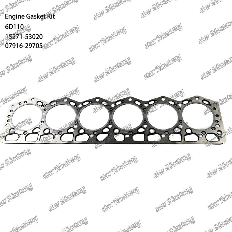 6D110 Całkowity zestaw uszczelnienia 6138-K1-9901 6138-K2-9901 Nadaje się do Komatsu