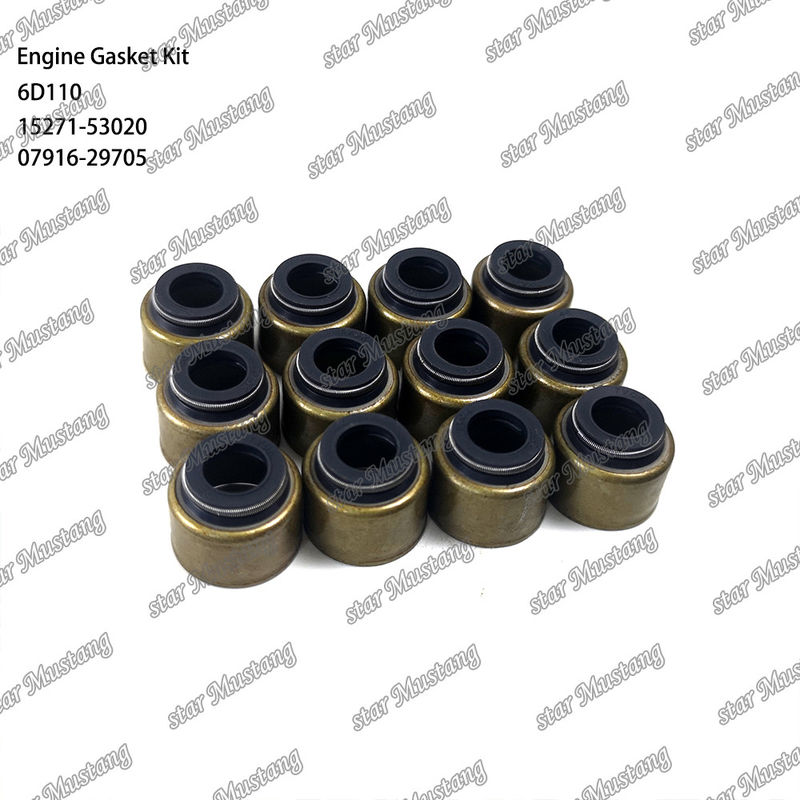 6D110 Całkowity zestaw uszczelnienia 6138-K1-9901 6138-K2-9901 Nadaje się do Komatsu