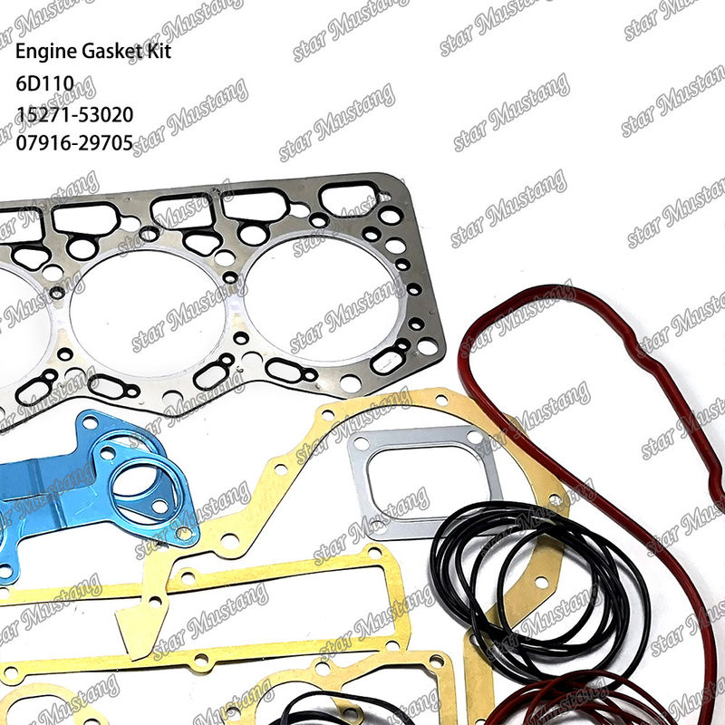6D110 Całkowity zestaw uszczelnienia 6138-K1-9901 6138-K2-9901 Nadaje się do Komatsu