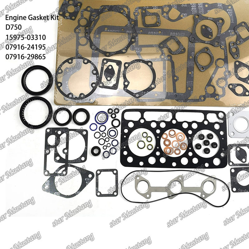D750 Całkowity zestaw uszczelnienia Głowa uszczelnienia 15975-03310 Górna 07916-24195 Dolna 07916-29865 Nadaje się do Kubota