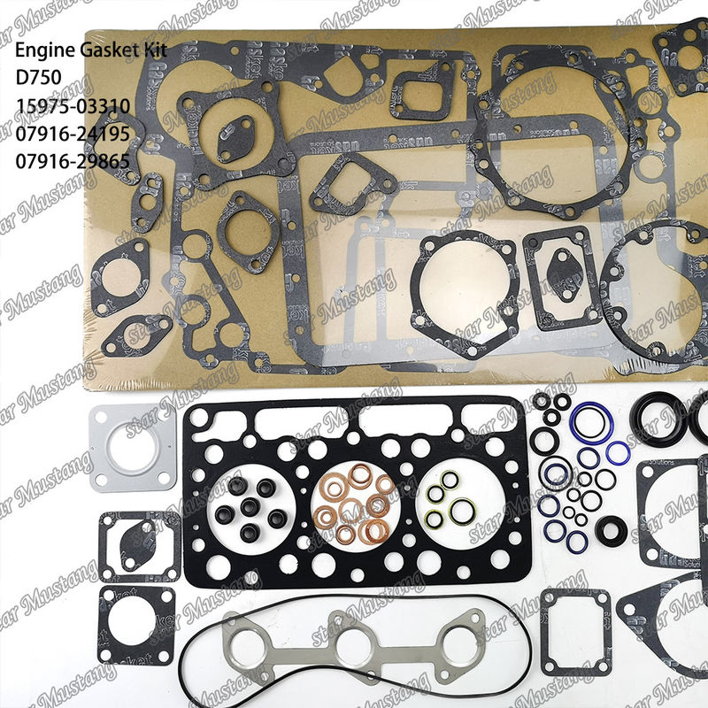 D750 Całkowity zestaw uszczelnienia Głowa uszczelnienia 15975-03310 Górna 07916-24195 Dolna 07916-29865 Nadaje się do Kubota