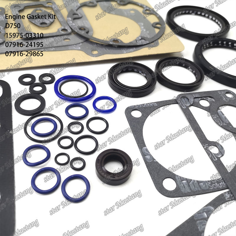 D750 Całkowity zestaw uszczelnienia Głowa uszczelnienia 15975-03310 Górna 07916-24195 Dolna 07916-29865 Nadaje się do Kubota