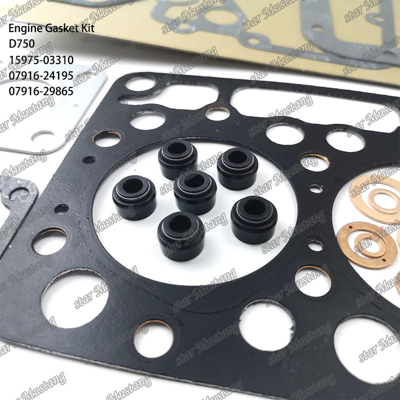 D750 Całkowity zestaw uszczelnienia Głowa uszczelnienia 15975-03310 Górna 07916-24195 Dolna 07916-29865 Nadaje się do Kubota