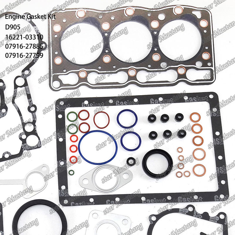 D905 Całkowity zestaw uszczelnienia Głowa uszczelnienia 16221-03310 Górna 07916-27885 Dolna 07916-27799 Nadaje się do Kubota
