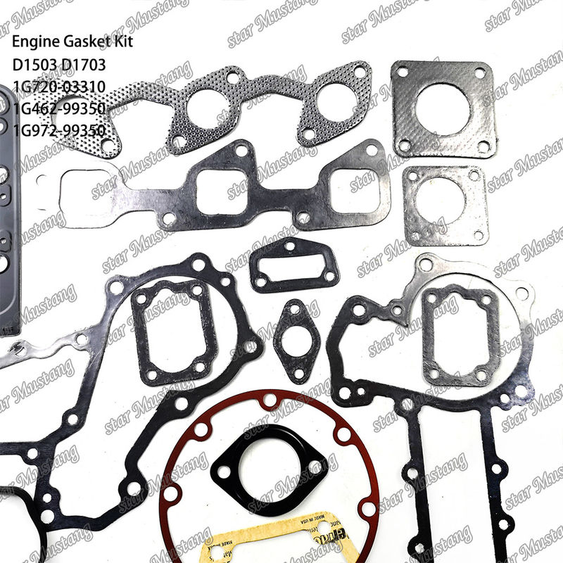 D1503 D1703 Całkowity zestaw uszczelnienia Metalu 1G720-03310 1G462-99350 1G972-99350 Nadaje się do Kubota