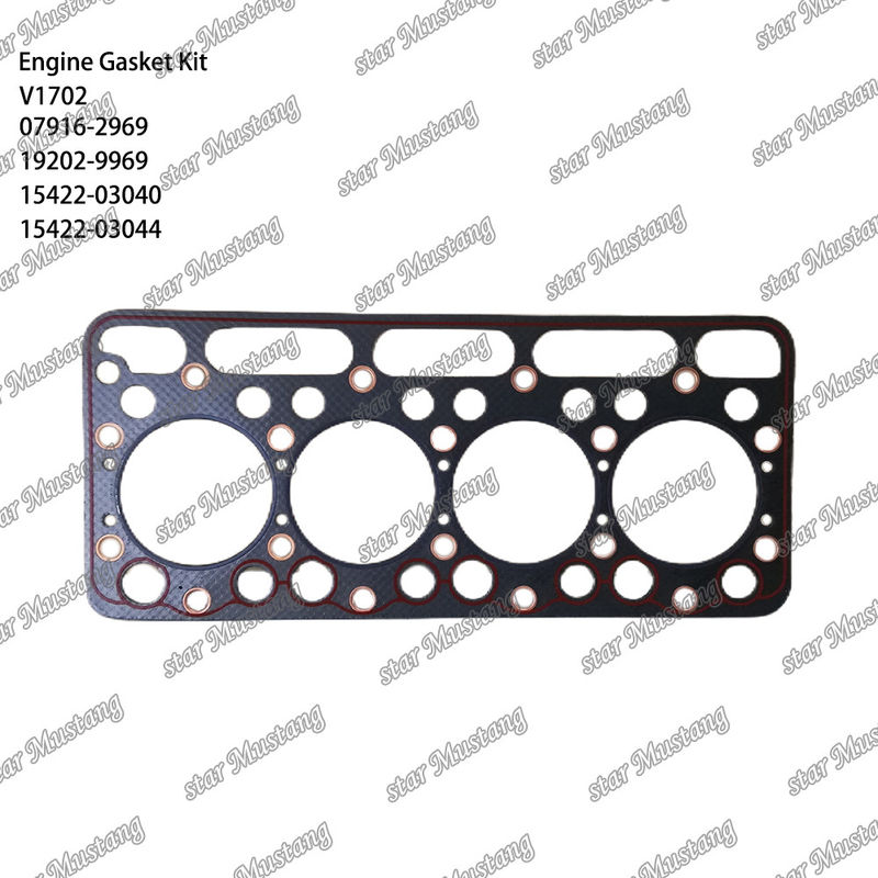 V1702 Kompletny zestaw gasketów 07916-2969 19202-9969 15422-03040 15422-03044 Nadaje się do Kubota