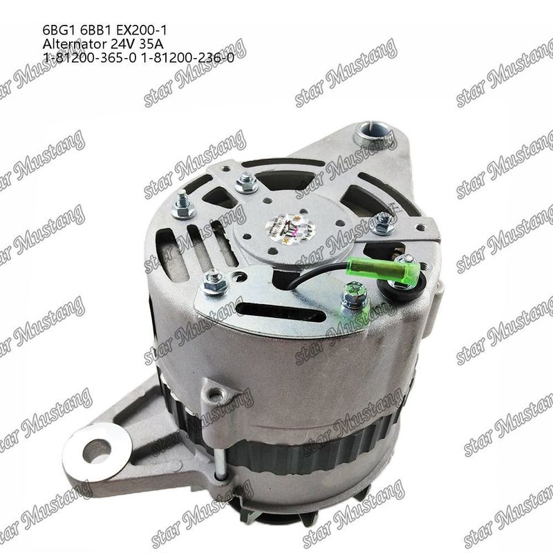 Alternator 6BG1 6BB1 EX200-1 24V 35A 1-81200-365-0 1-81200-236-0