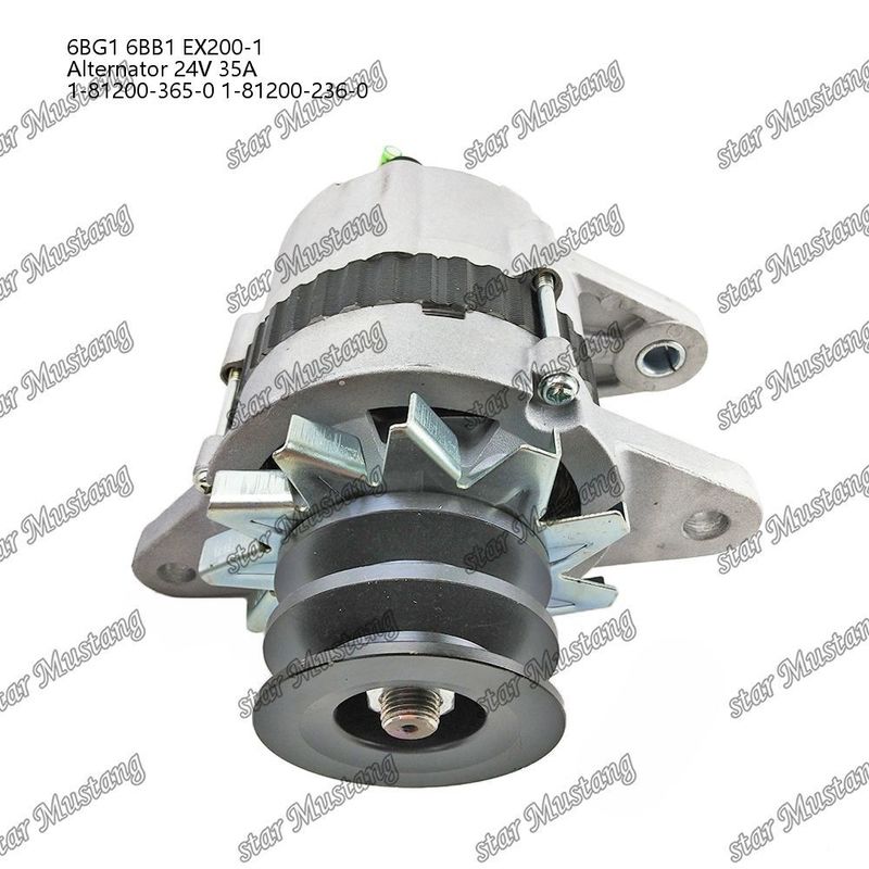 Alternator 6BG1 6BB1 EX200-1 24V 35A 1-81200-365-0 1-81200-236-0
